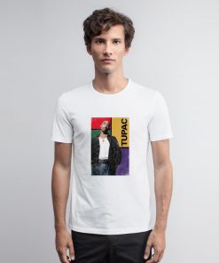 Tupac Vintage Squared T Shirt