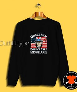 Uncle Sam Don’t Care Snowflake Sweatshirt