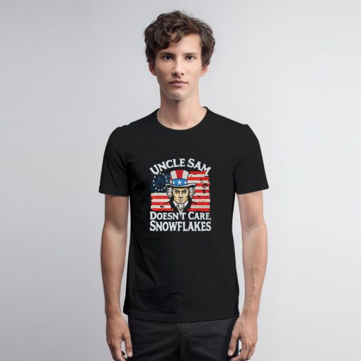 Uncle Sam Don’t Care Snowflake T Shirt