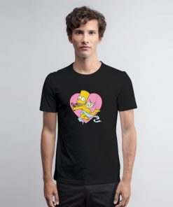 Bart Simpson Cupid Prankster T Shirt