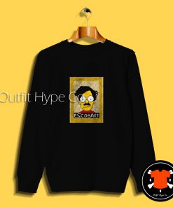 Bart Simpson Escobar Face Sweatshirt