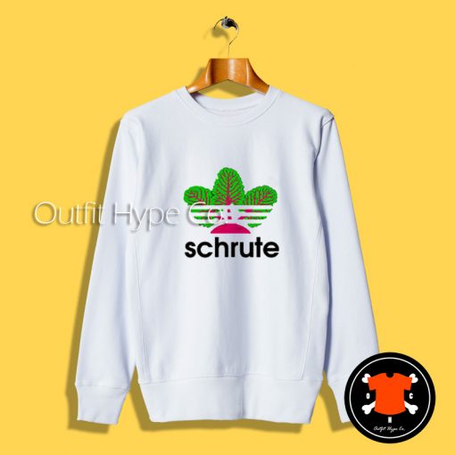 Beetroot Schrute Logo Parody Sweatshirt