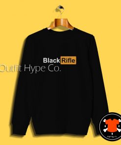 Black Rifle Prnhb Logo Parody Sweatshirt