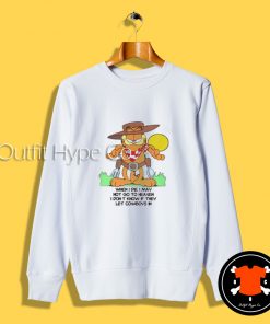 Garfield Cowboy Heaven Sweatshirt