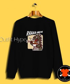 Godzilla Ramen Kawaii Sweatshirt