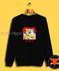 Homer Simpson Kill ‘Em All Sweatshirt