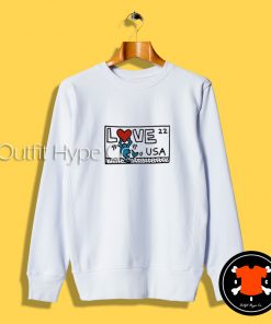 Keith Haring Love USA Sweatshirt