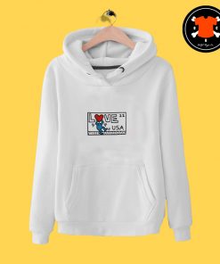 Keith Haring Love USA Hoodie