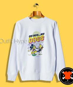 Mickey Oh Boy Dogs Are Barkin’ Sweatshirt