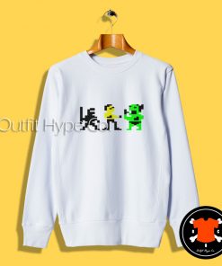 Pixel Bruce Lee Commodore 64 Sweatshirt