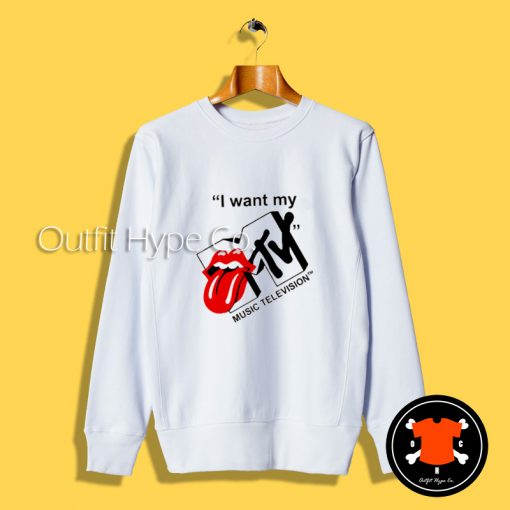 Rolling Stones and MTV Sweatshirt