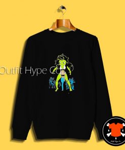 She Hulk Betty Boop Meme Sweatshirt