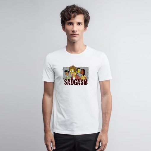 Simpsons Sadgasm Bart Family T Shirt