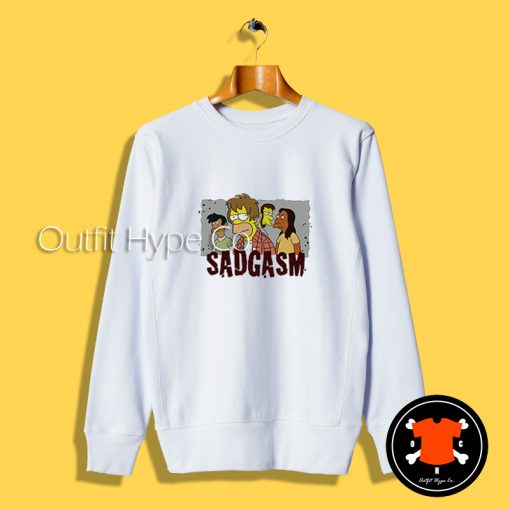 Simpsons Sadgasm Bart Family Sweatshirt