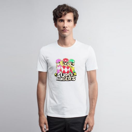 Super Mario Super Rangers T Shirt