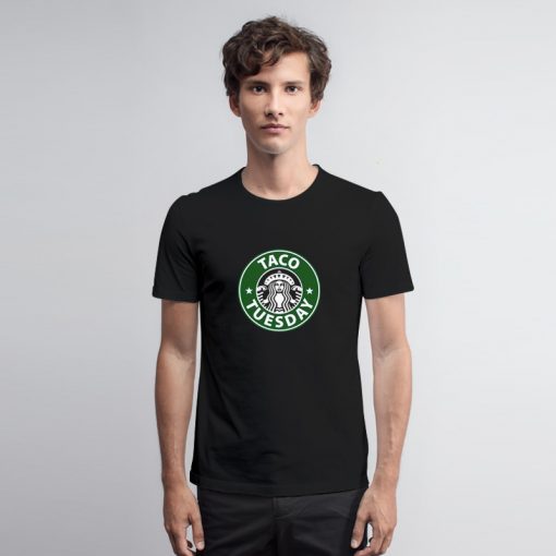 Taco Dish Coffeehouses Logo T Shirt