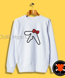 Aphex Twin Hello Kitty Logo Sweatshirt