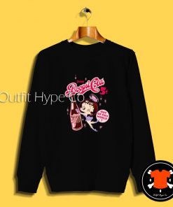 Betty Boop Drink Boopsi Cola Sweatshirt