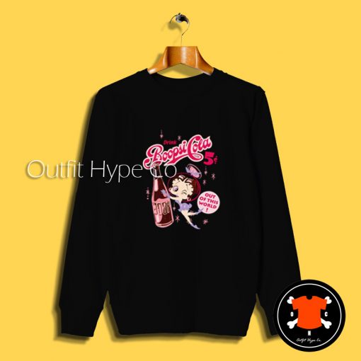 Betty Boop Drink Boopsi Cola Sweatshirt