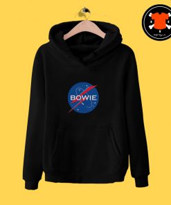 David Bowie Nasa Logo Parody Hoodie