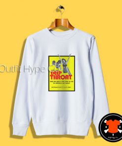 Deep Throat Movie Poster Sweatshirt