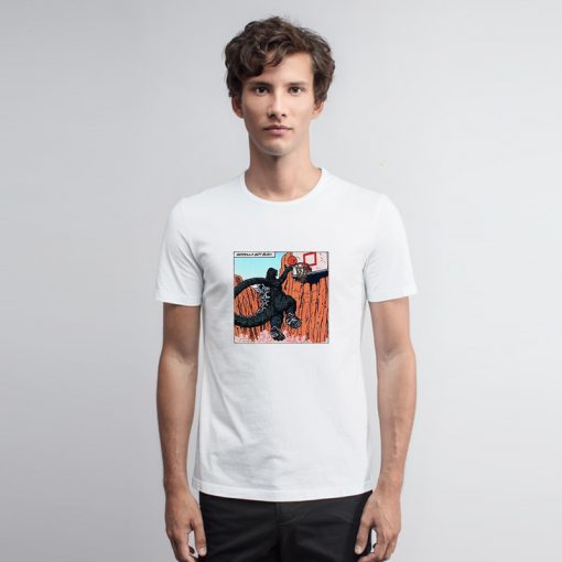 Godzilla Playing Basketball T Shirt