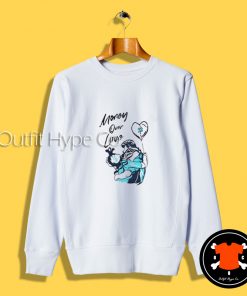 Money Over Love Graphic Sweatshirt