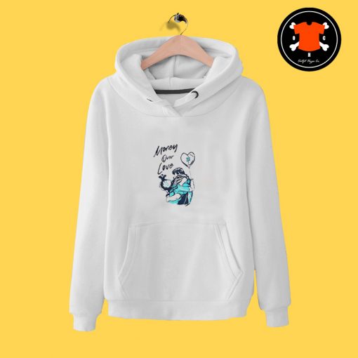 Money Over Love Graphic Hoodie