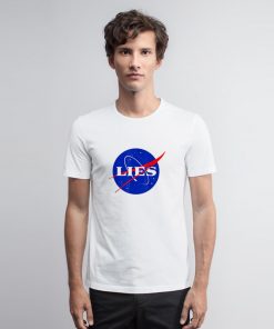 Nasa Lies Logo T Shirt