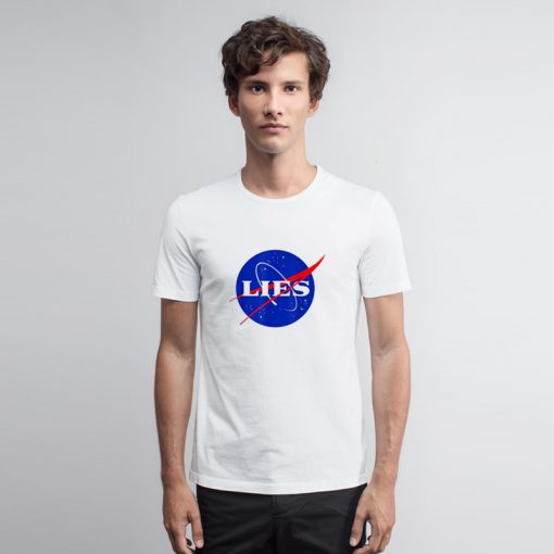 Nasa Lies Logo T Shirt