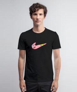 Patrick Star Swoosh Logo T Shirt