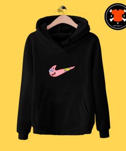 Patrick Star Swoosh Logo Hoodie