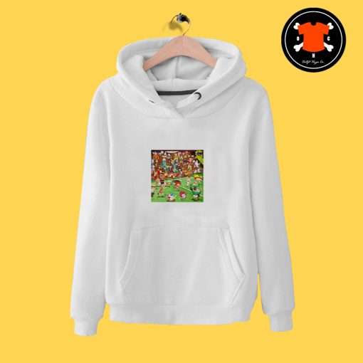 Ren And Stimpy Football Hoodie