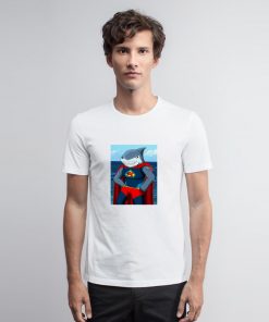 Funny Superman Shark T Shirt