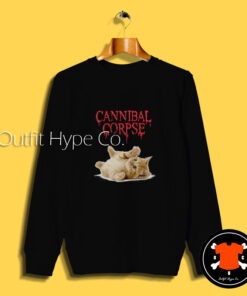 Cat Cannibal Corpse Sweatshirt