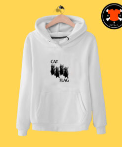 Cat Flag Black Flag Parody Hoodie