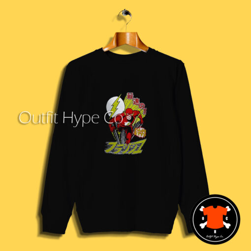 Flash Japanese Letters Sweatshirt