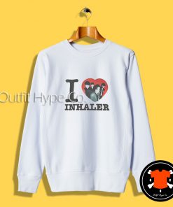 I Love Inhaler Graphic Sweatshirt