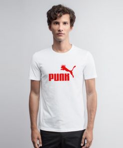 Punk Puma Logo Parody T Shirt