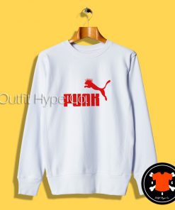 Punk Puma Logo Parody Sweatshirt