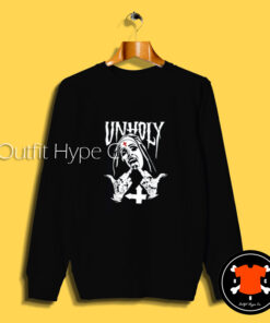 Satanic Nun Tattoos Unholy Sweatshirt