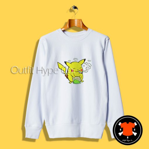 Smokemon Pikachu Smoking Sweatshirt