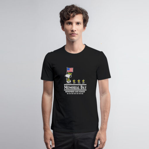 Snoopy Memorial Day Remember T Shirt