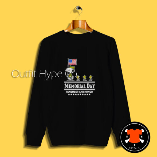 Snoopy Memorial Day Remember Sweatshirt