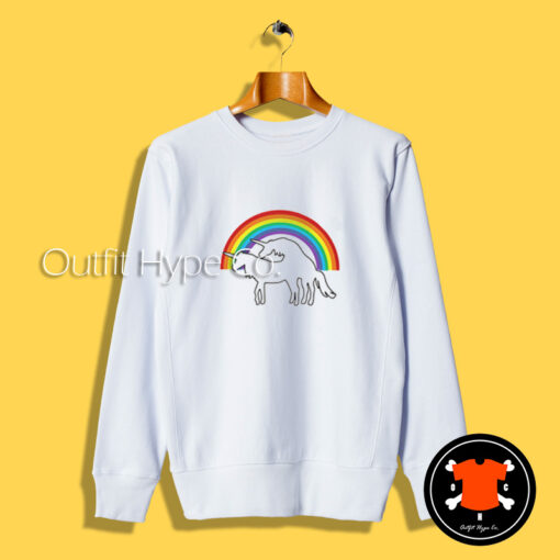 Uniporn Unicorn Parody Sweatshirt