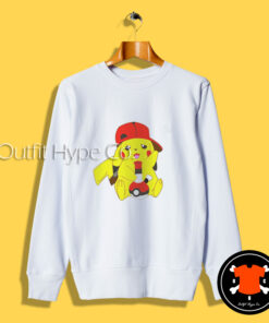 Funny Pikachu on Weed Sweatshirt