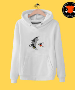 Bat And Robin Graphic Hoodie