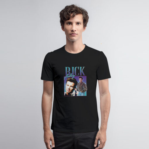 Vintage Homage Rick Astley T Shirt