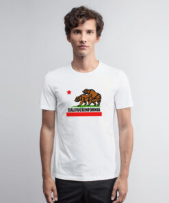 Califuckinfornia Bear Graphic T Shirt