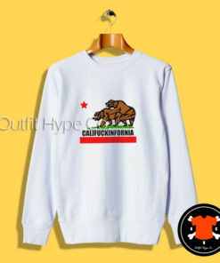 Califuckinfornia Bear Graphic Sweatshirt